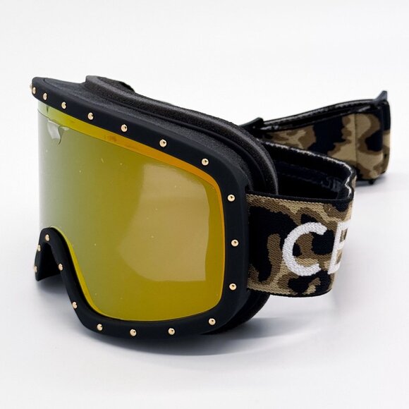 NEW  CELINE GOOGLES CL40196U SKI MASK 99C BLACK UNISEX SKI MASK CELINE main image 2